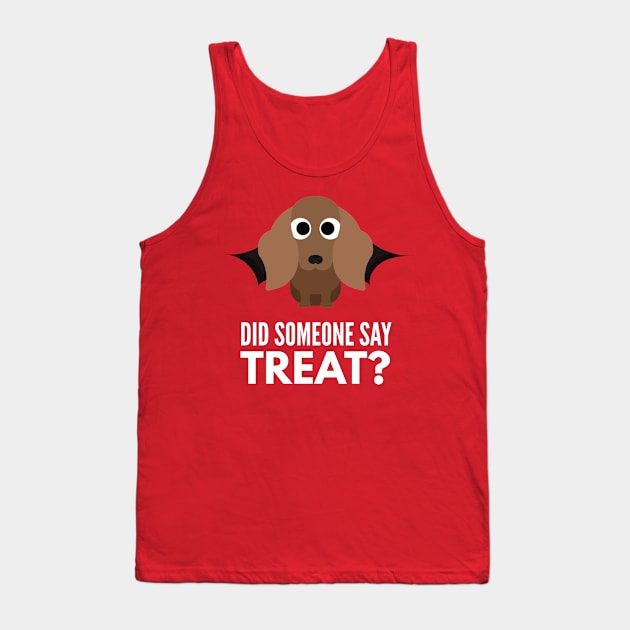 Dachshund Halloween Trick or Treat Tank Top by DoggyStyles